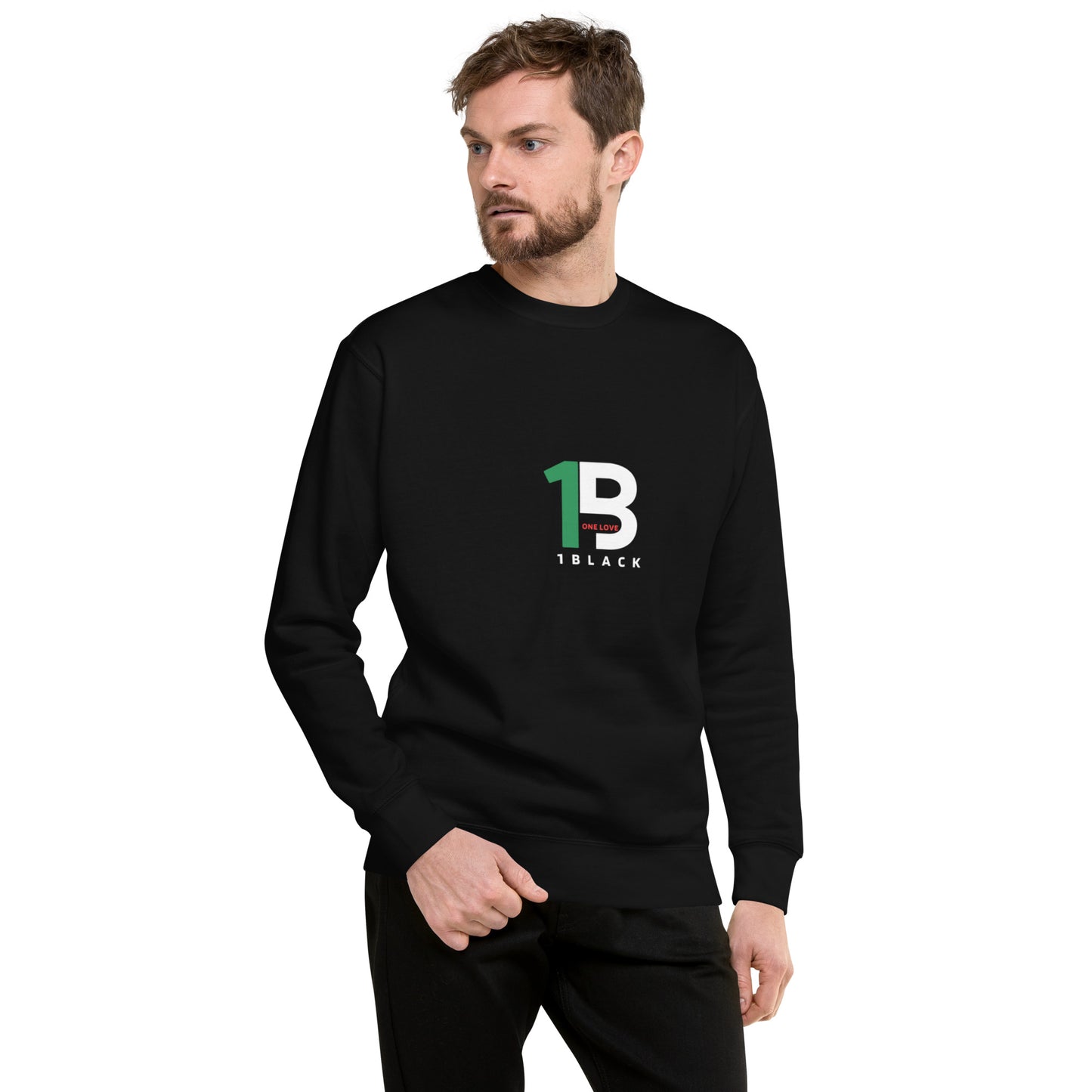 1black Premium Sweatshirt