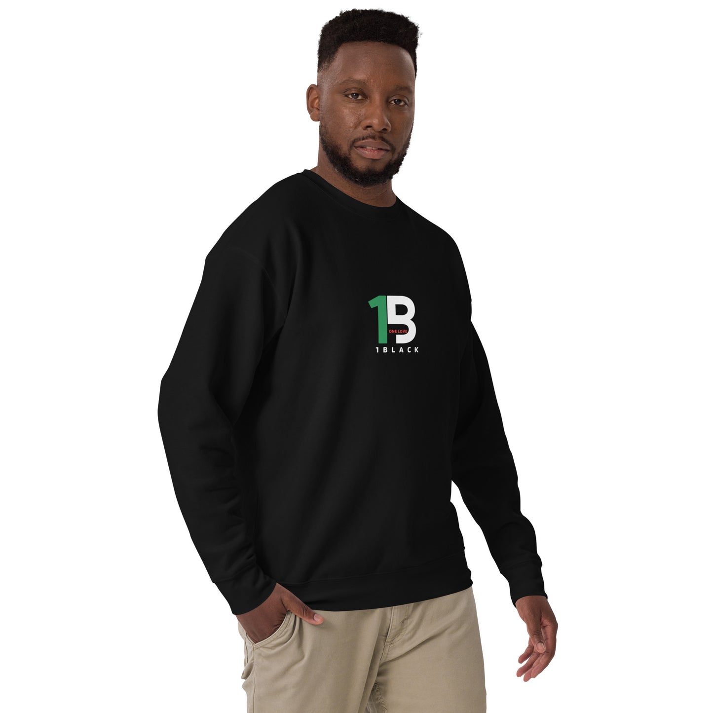 1black Premium Sweatshirt